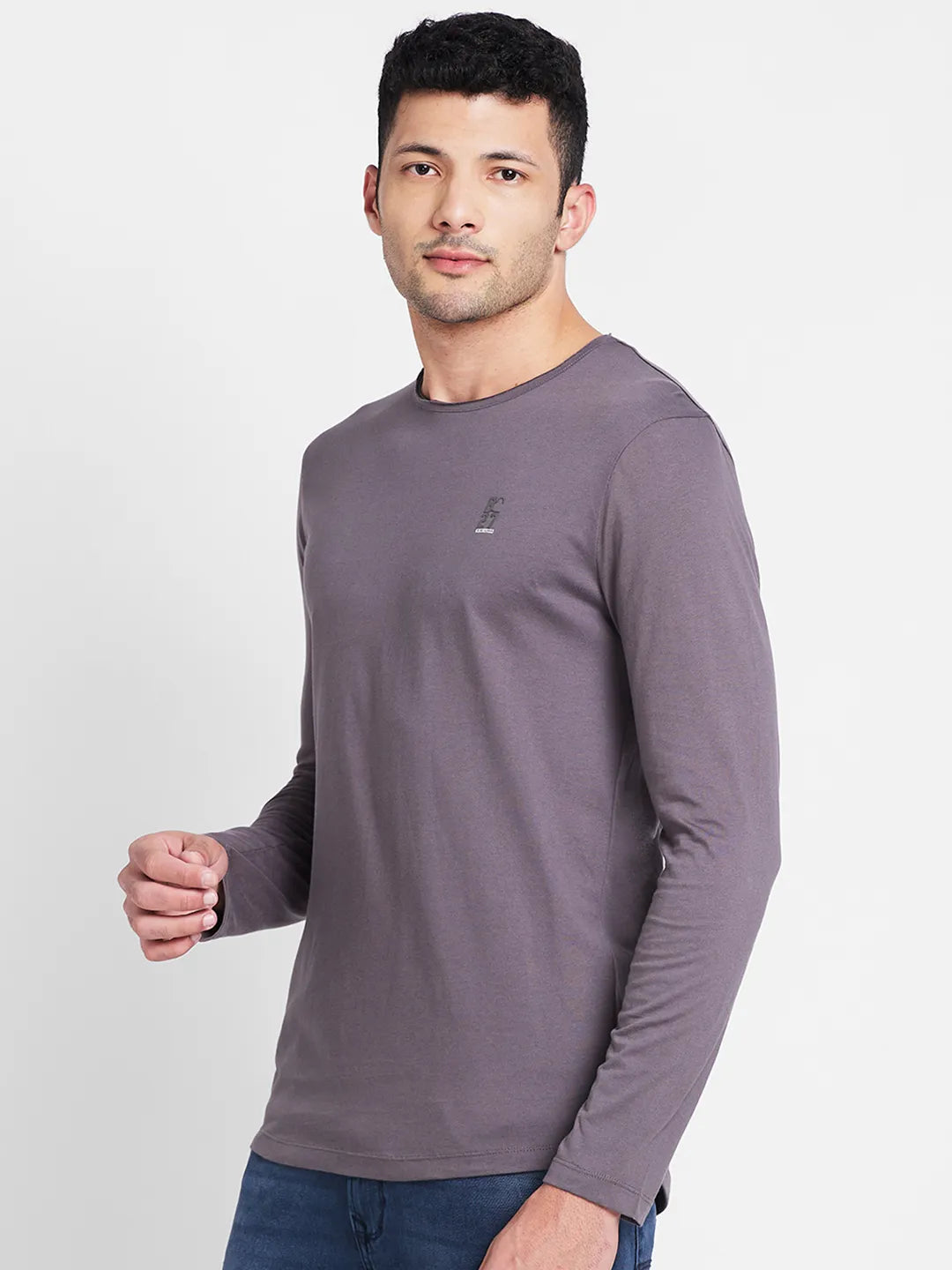 Being Human Clothing Men Regular Fit Crew Neck T-Shirts-Elephant