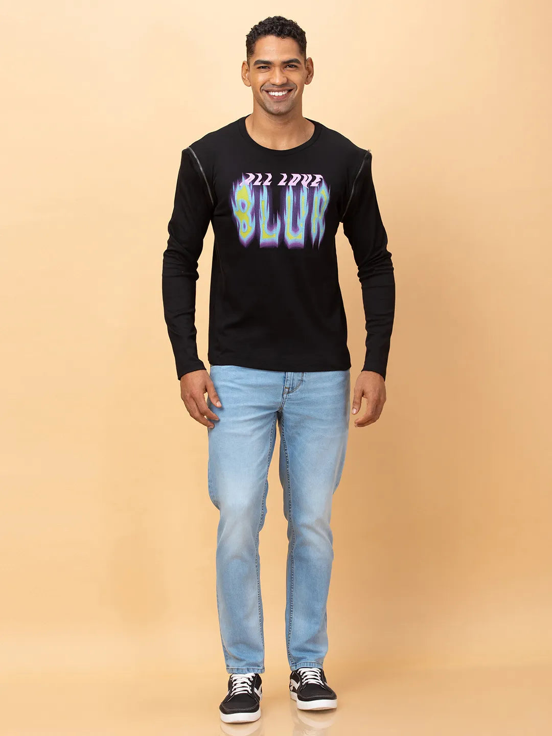 Deep Teal Regular Fit Round Neck Men's T-Shirt by Being Human Clothing