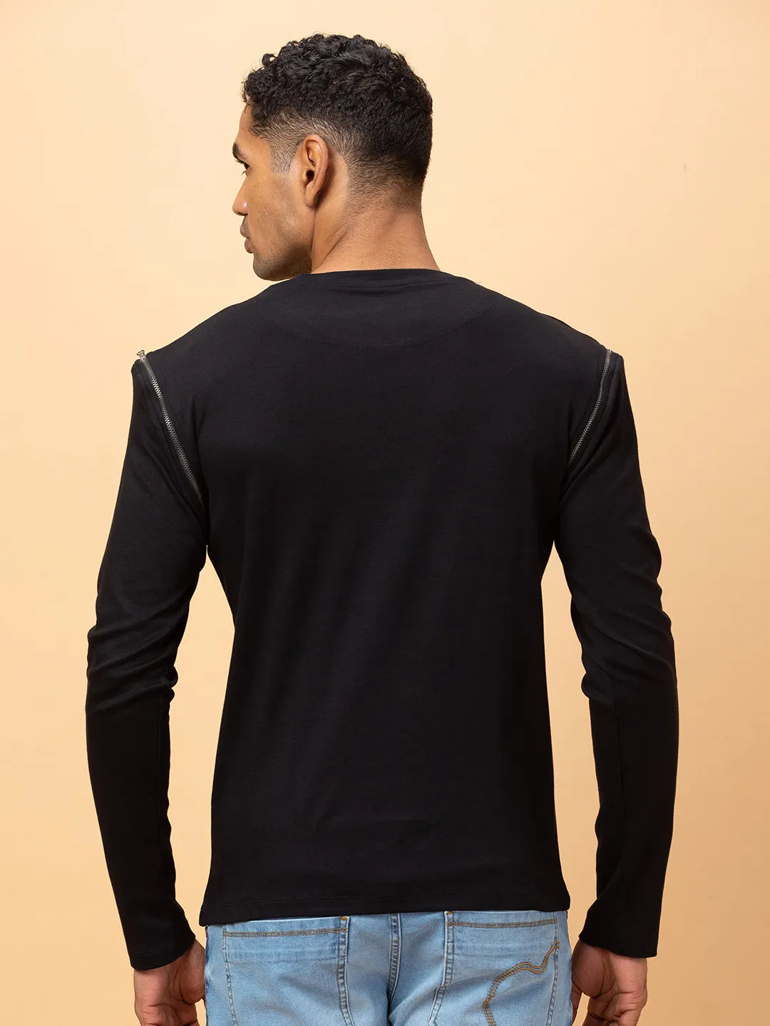 Deep Teal Regular Fit Round Neck Men's T-Shirt by Being Human Clothing