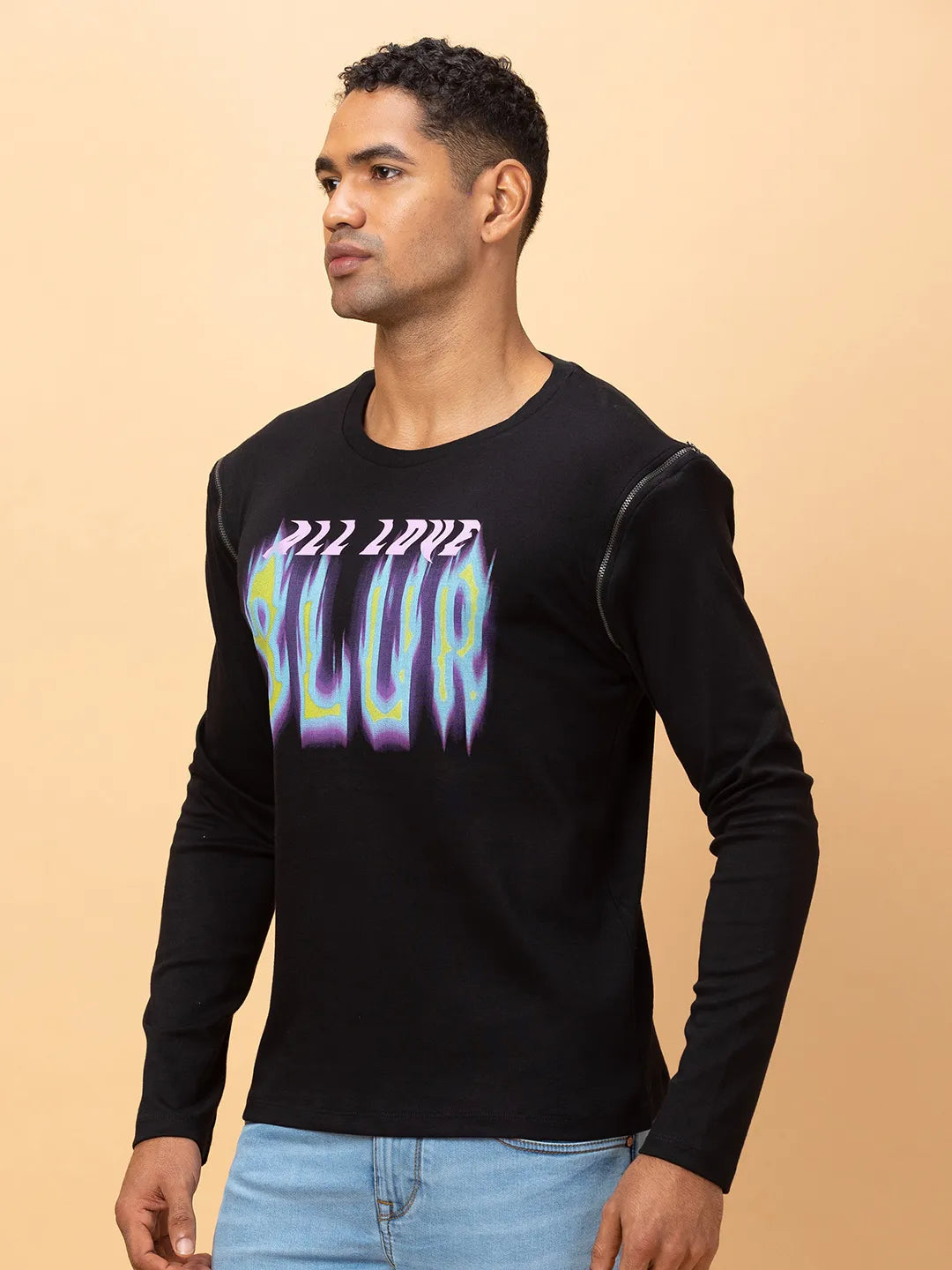 Deep Teal Regular Fit Round Neck Men's T-Shirt by Being Human Clothing