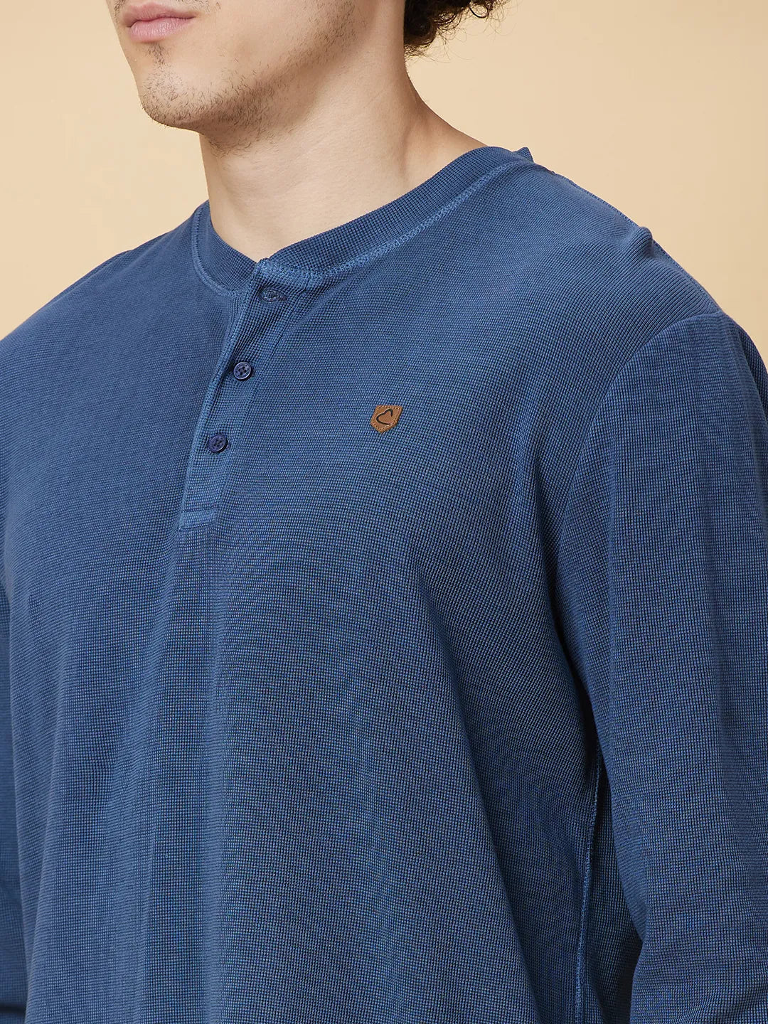 Being Human Clothing Mens-Top Crew Neck Indigo