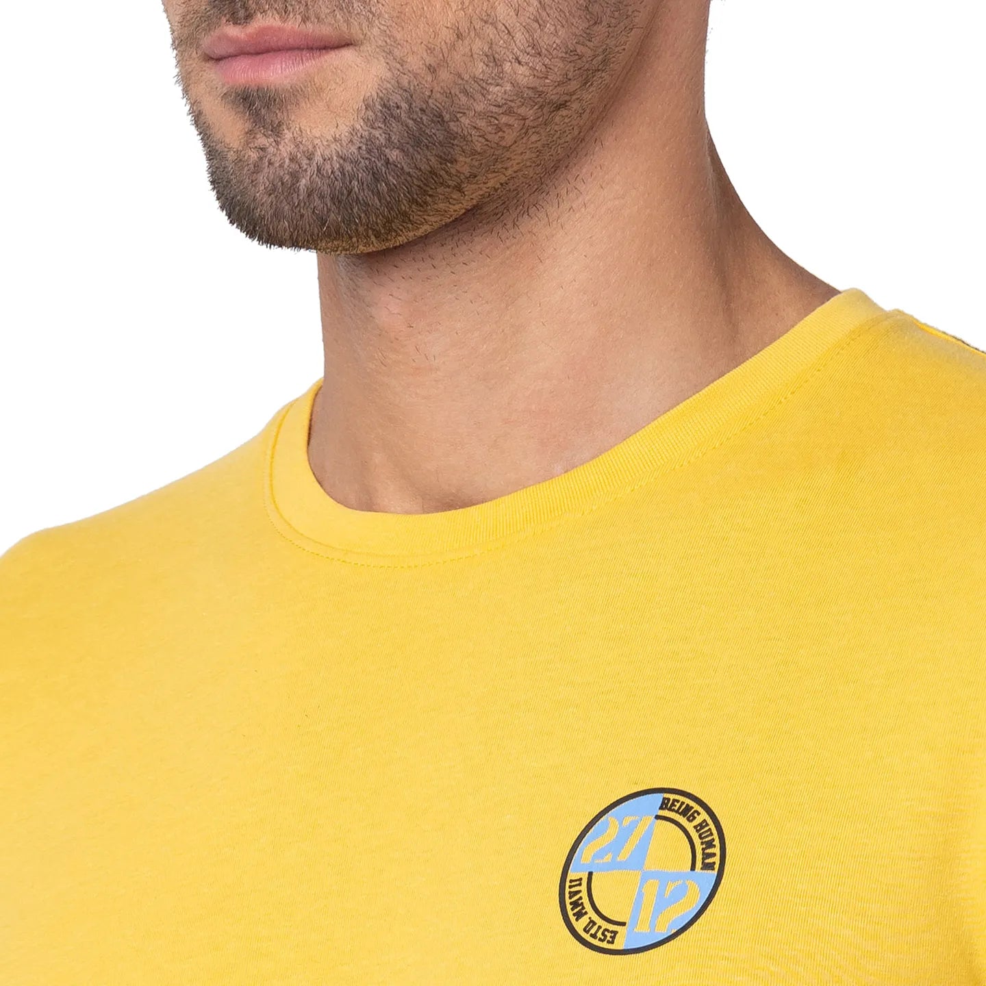 Purple Regular Fit Men's Long Sleeves T-Shirt by Being Human Clothing