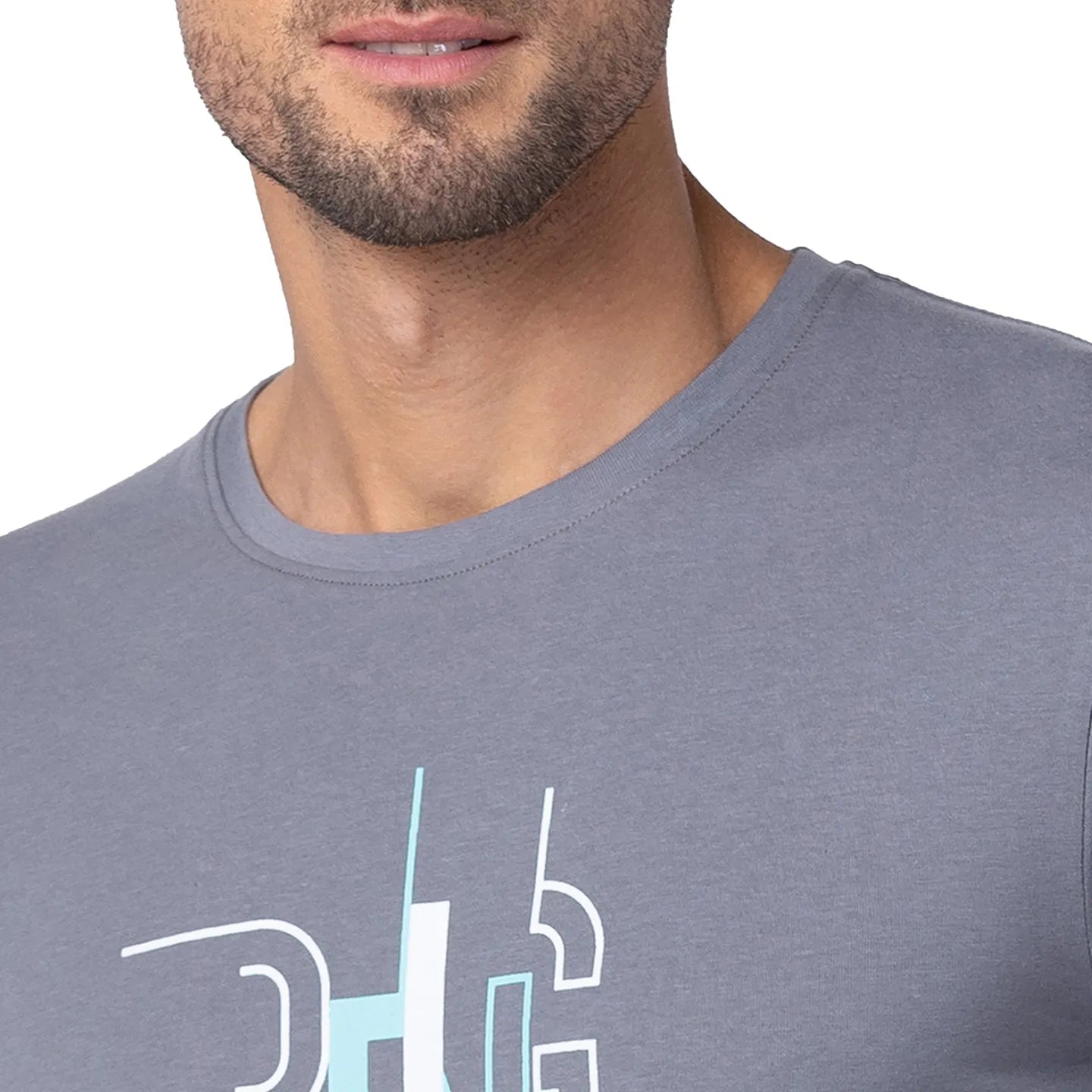 Grey Regular Fit Men's Long Sleeves T-Shirt by Being Human Clothing