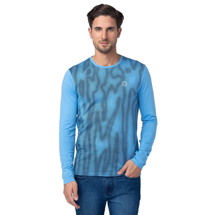 Multicolor Regular Fit Men's Long Sleeves T-Shirt by Being Human Clothing