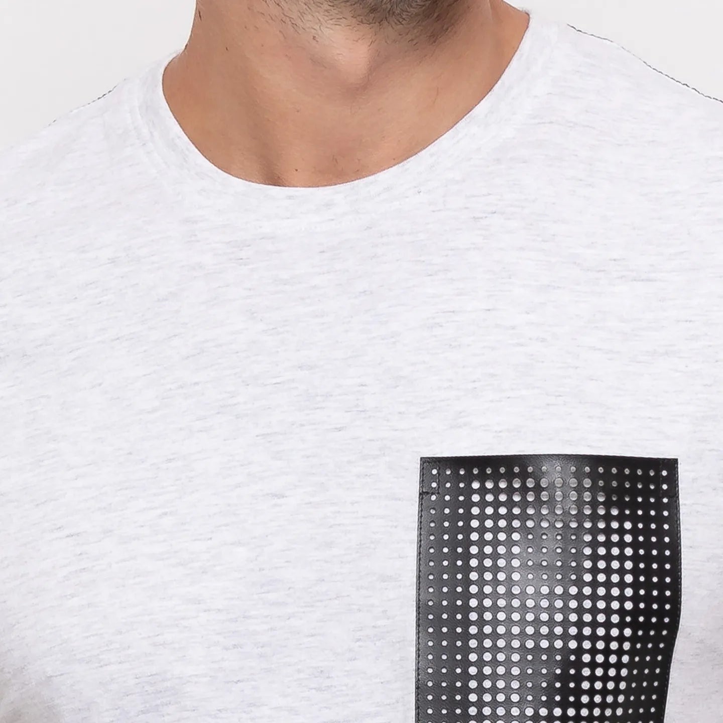 Grey  Regular Fit Round Neck Men's T-Shirt by Being Human Clothing