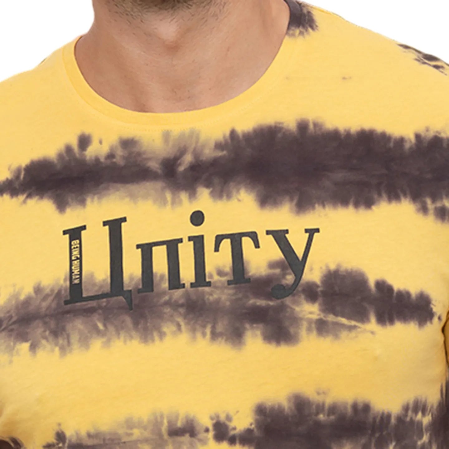 Yellow Regular Fit Round Neck Men's T-Shirt by Being Human Clothing
