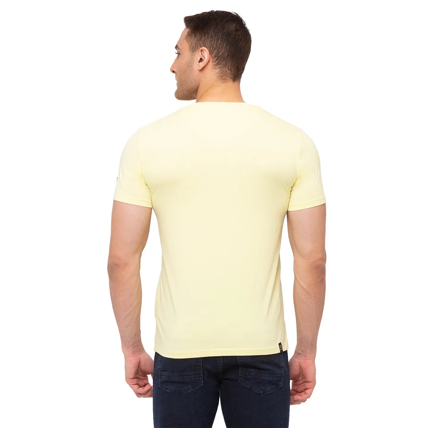 Grey Regular Fit Men's Short Sleeves T-Shirt by Being Human Clothing