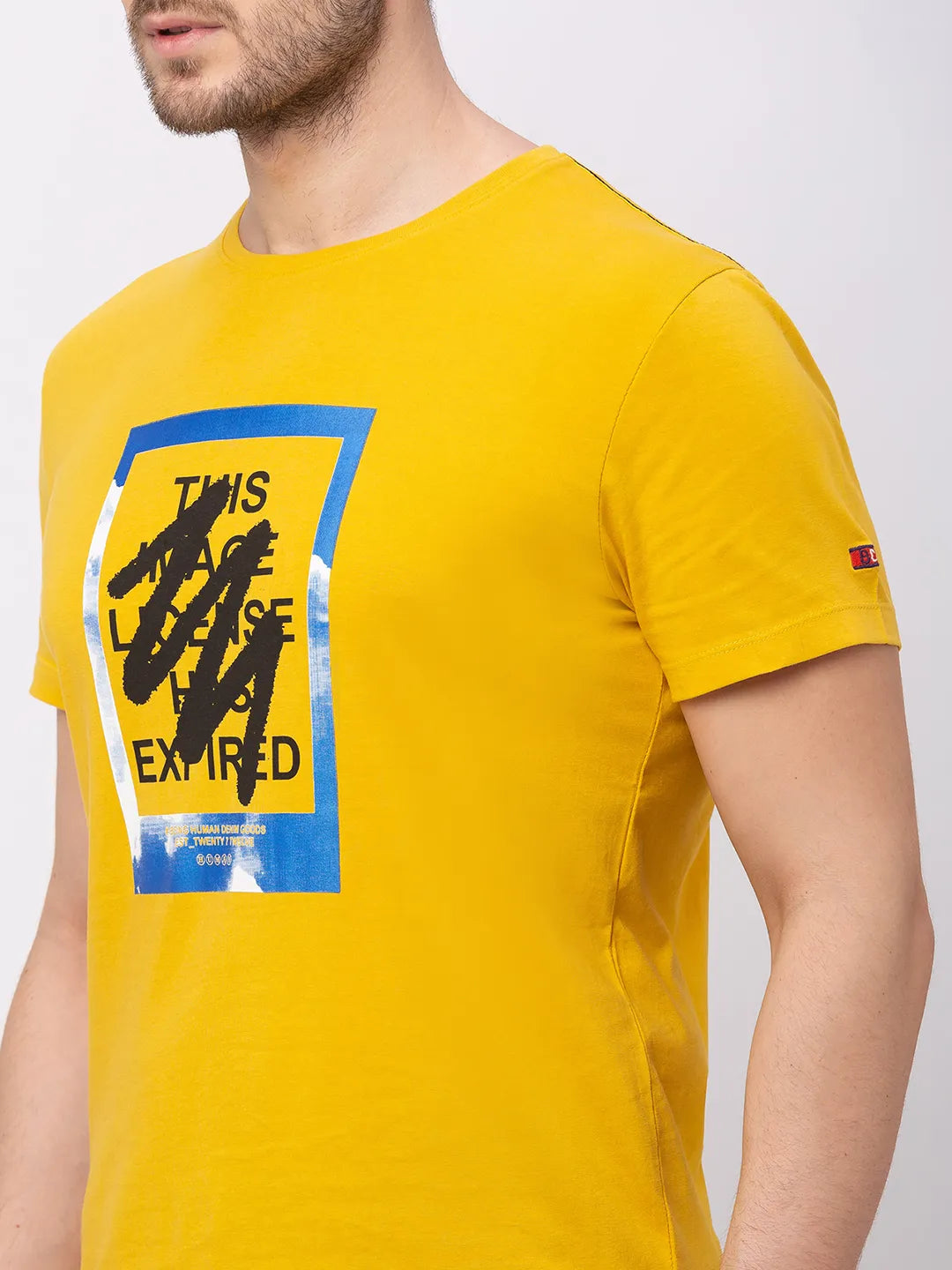 Banana Regular Fit Round Neck Men's T-Shirt by Being Human Clothing