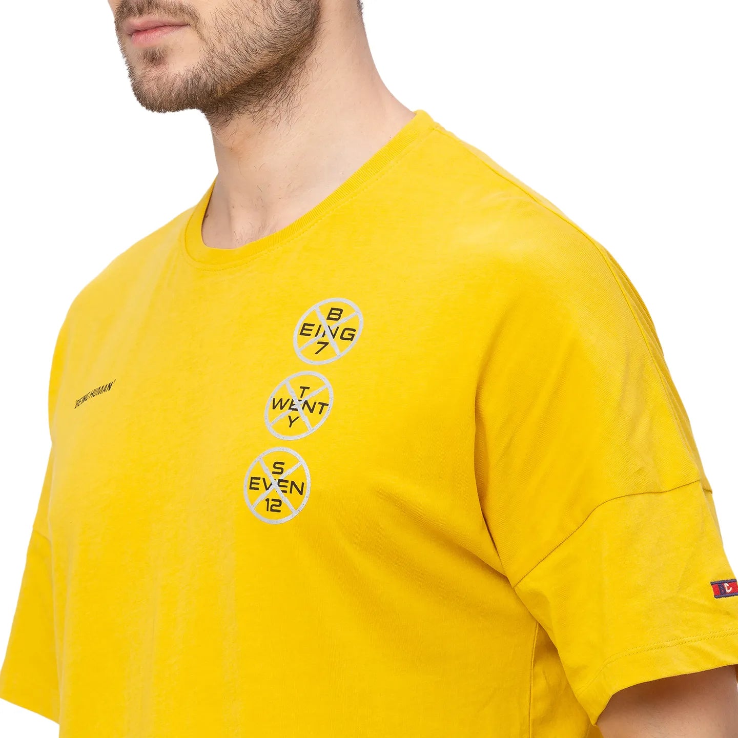 Sulfer Regular Fit Round Neck Men's T-Shirt by Being Human Clothing