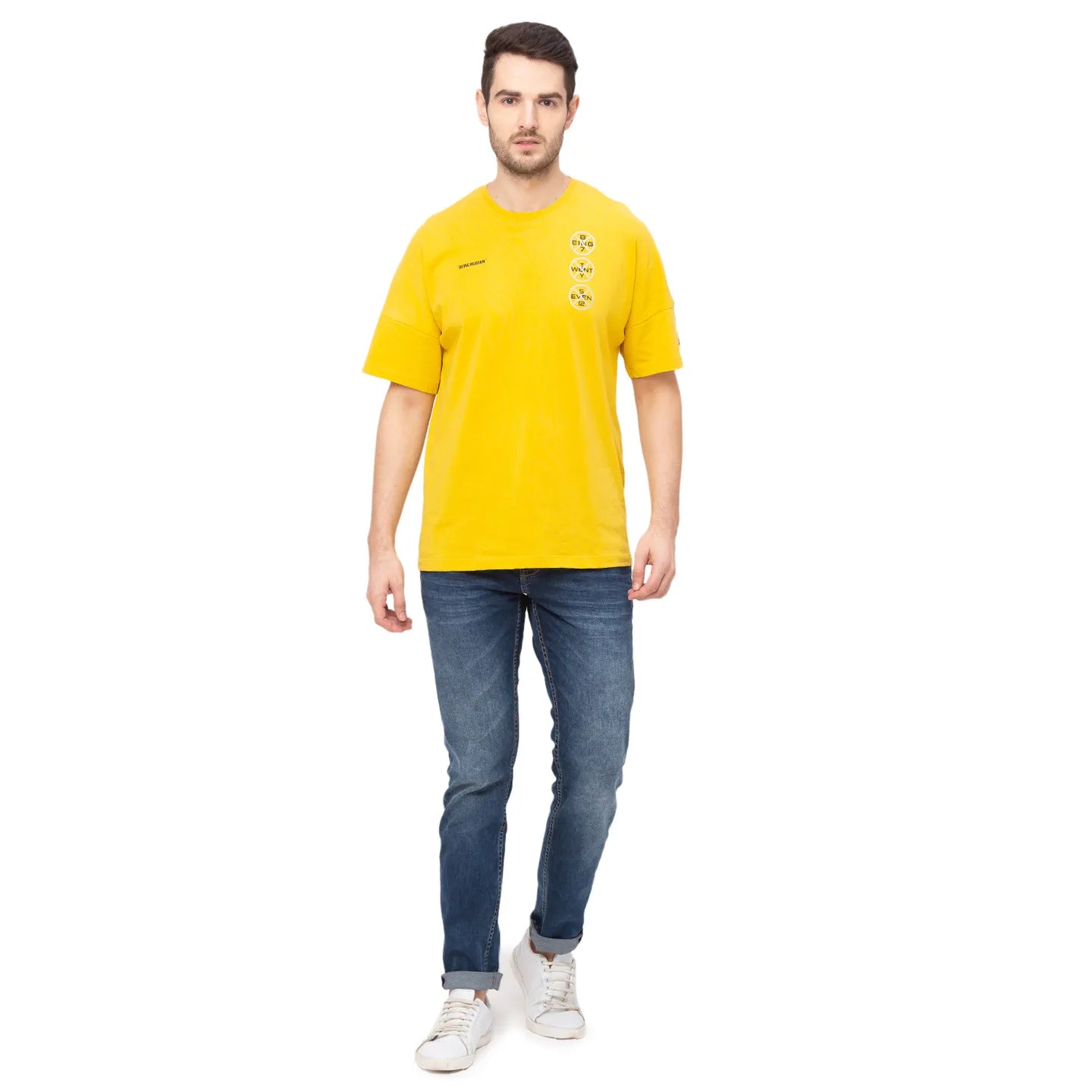 Sulfer Regular Fit Round Neck Men's T-Shirt by Being Human Clothing