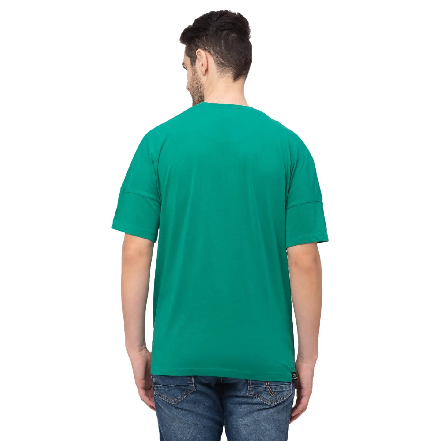 Being Human Clothing Men Regular Fit Crew Neck T-Shirts-Vivid Green