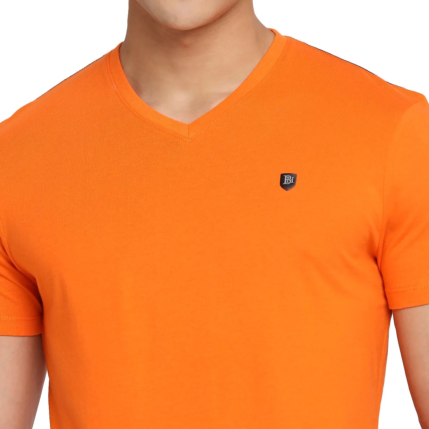 White Regular Fit Men's Short Sleeves T-Shirt by Being Human Clothing