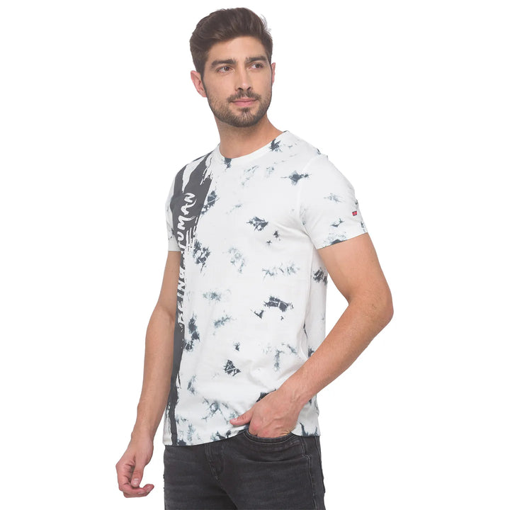 Grey Slim Fit Men's Short Sleeves T-Shirt by Being Human Clothing