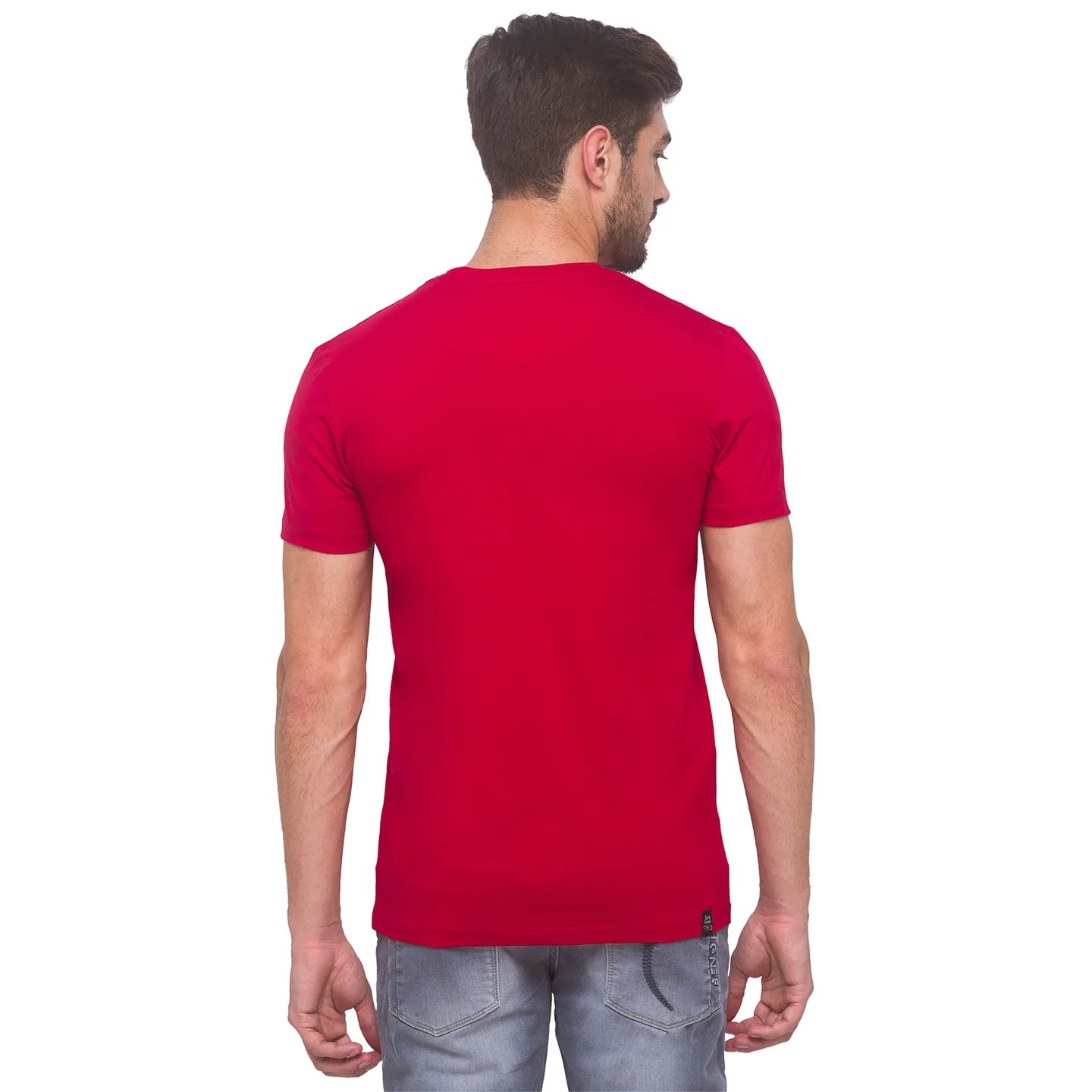 Black Regular Fit Men's Short Sleeves T-Shirt by Being Human Clothing