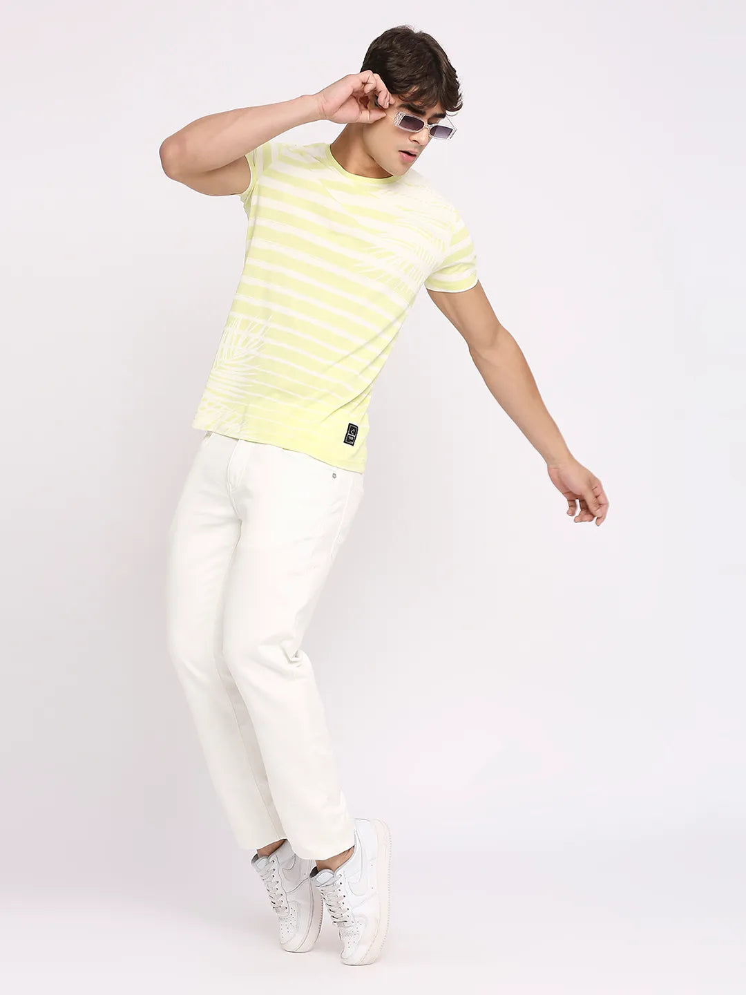 Being Human Clothing Men  T-Shirts-Wax Yellow