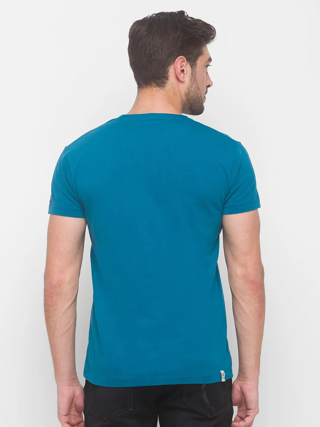 Being Human Clothing Men Regular Fit Crew Neck T-Shirts-Ocean