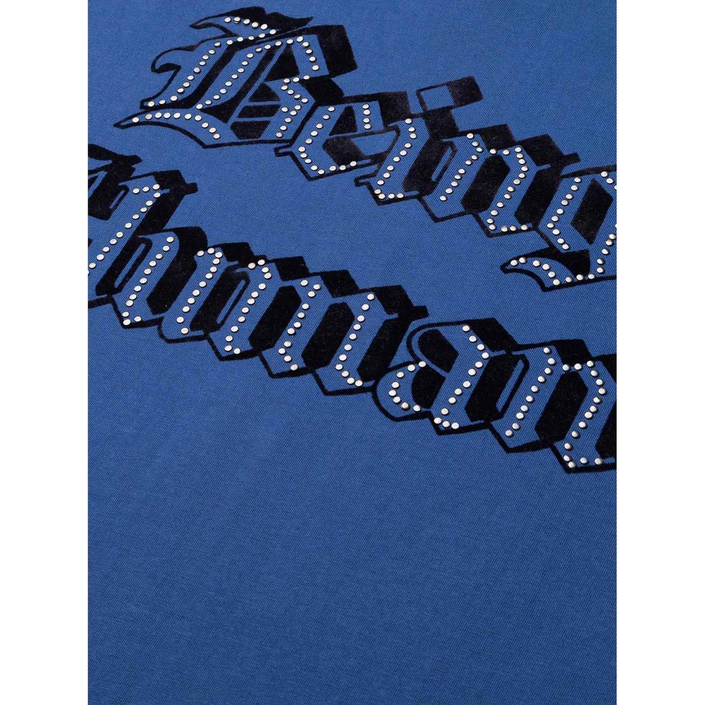 Blue Slim Straight Fit Men's Short Sleeves T-Shirt by Being Human Clothing