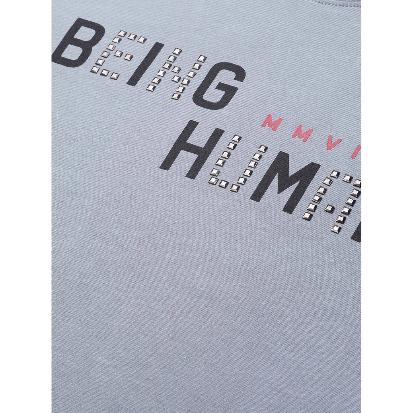 Being Human Clothing Men Slim Fit Crew Neck T-Shirts-Stone Grey