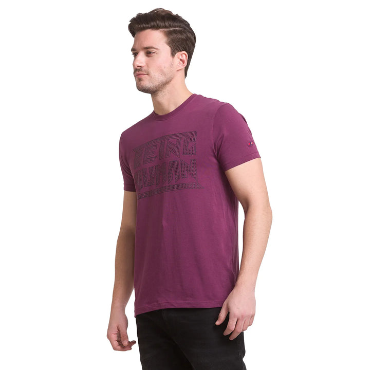 Fig Regular Fit Round Neck Men's T-Shirt by Being Human Clothing