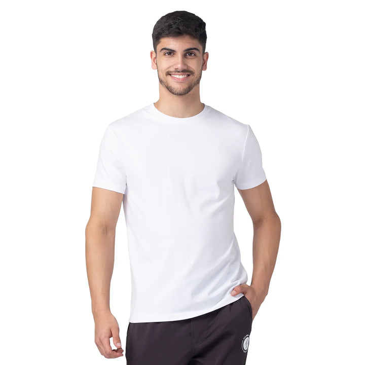 White Regular Fit Men's Short Sleeves T-Shirt by Being Human Clothing