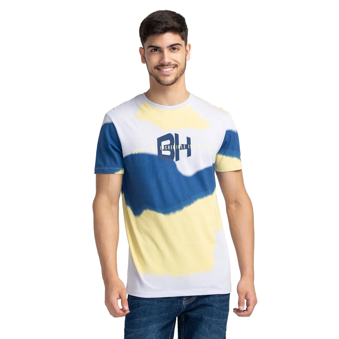 Purple Regular Fit Men's Short Sleeves T-Shirt by Being Human Clothing