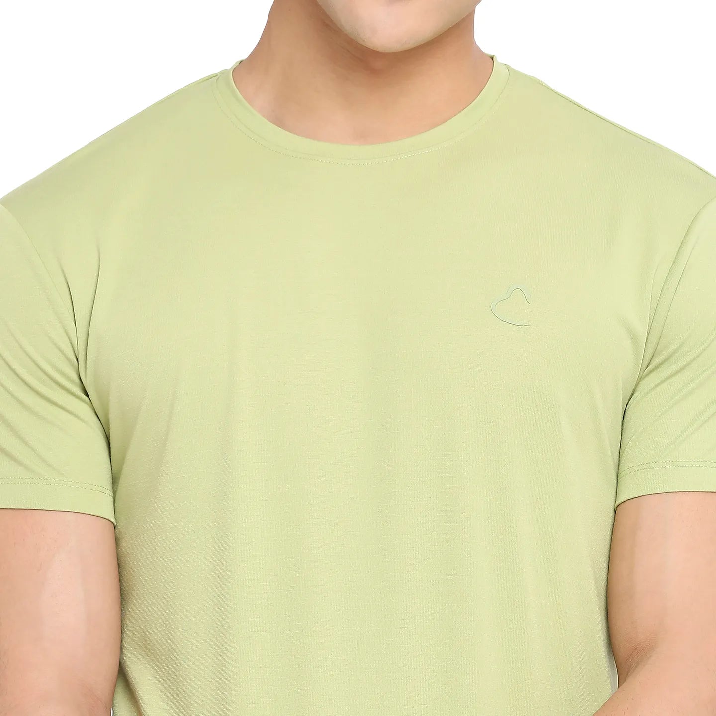 Green Regular Fit Men's Short Sleeves T-Shirt by Being Human Clothing