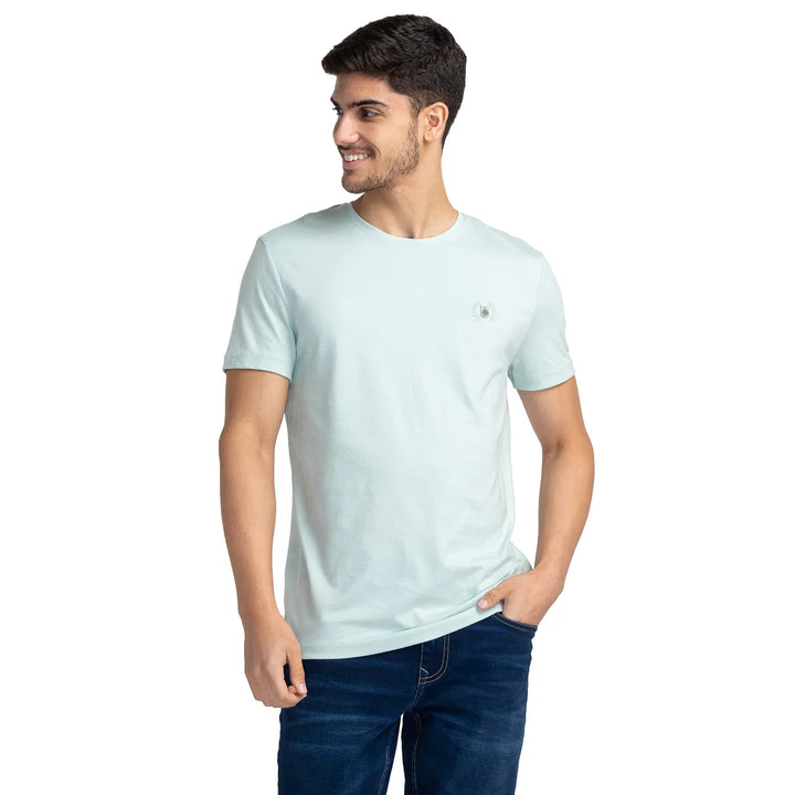Regular Fit Round Neck Men's T-Shirt by Being Human Clothing