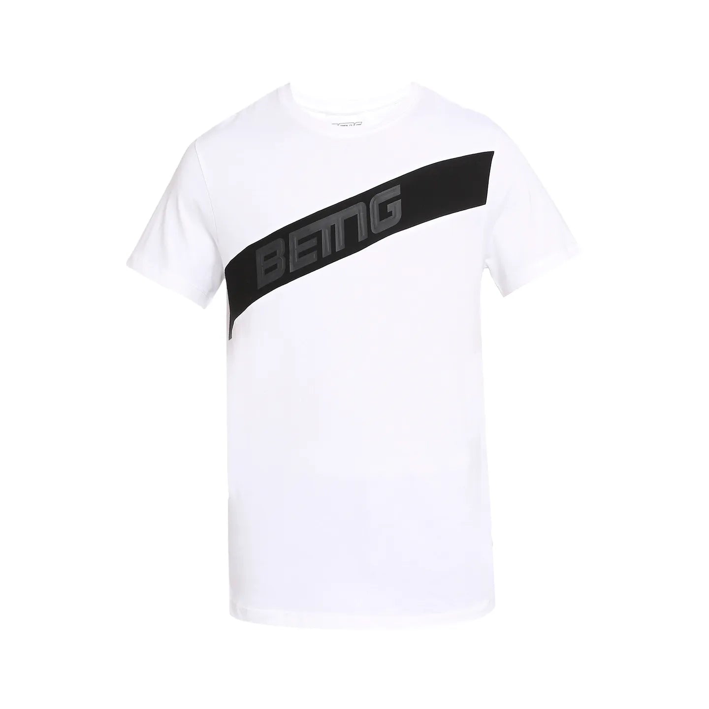 White Regular Fit Round Neck Men's T-Shirt by Being Human Clothing