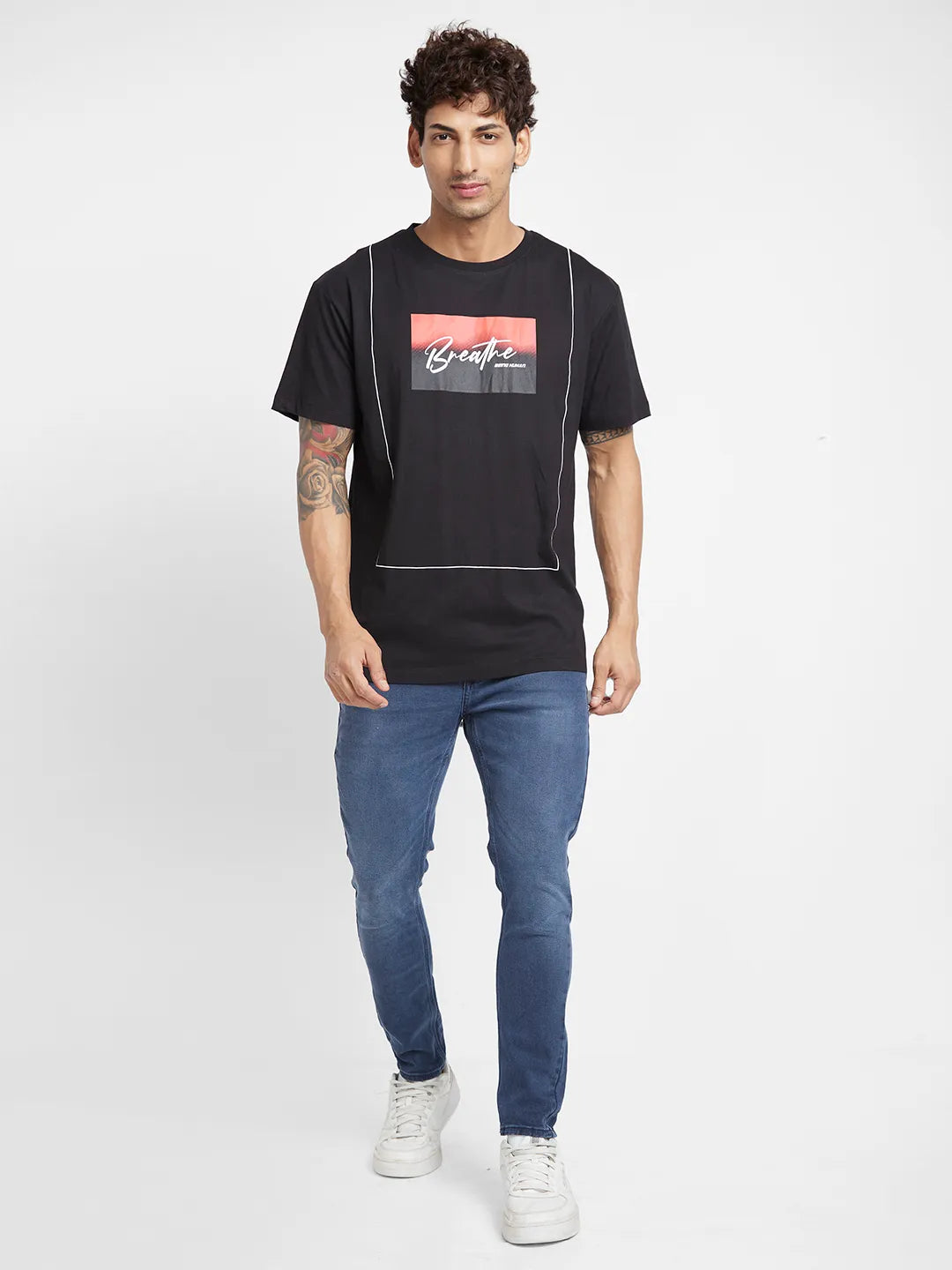 Being Human Clothing Men  T-Shirts-Black