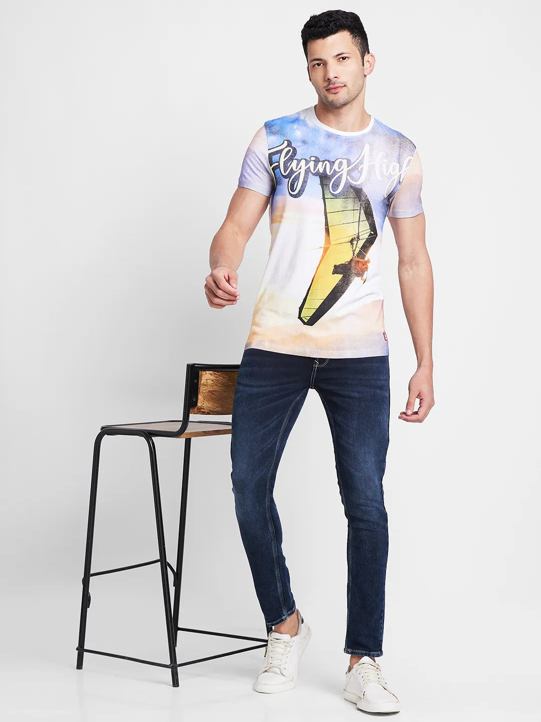 Being Human Clothing Men  T-Shirts-Snow White