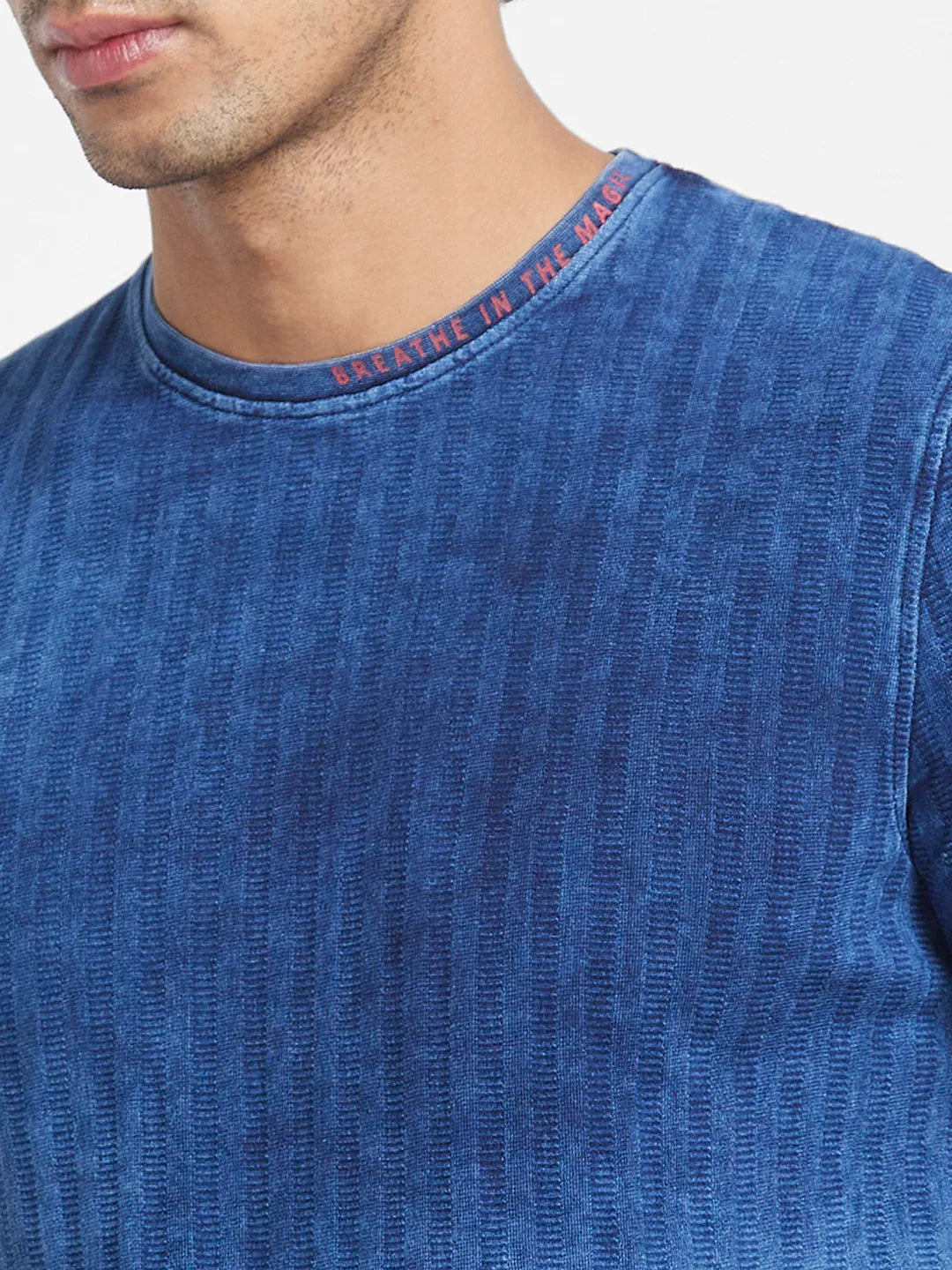 Purple Regular Fit Men's Short Sleeves T-Shirt by Being Human Clothing