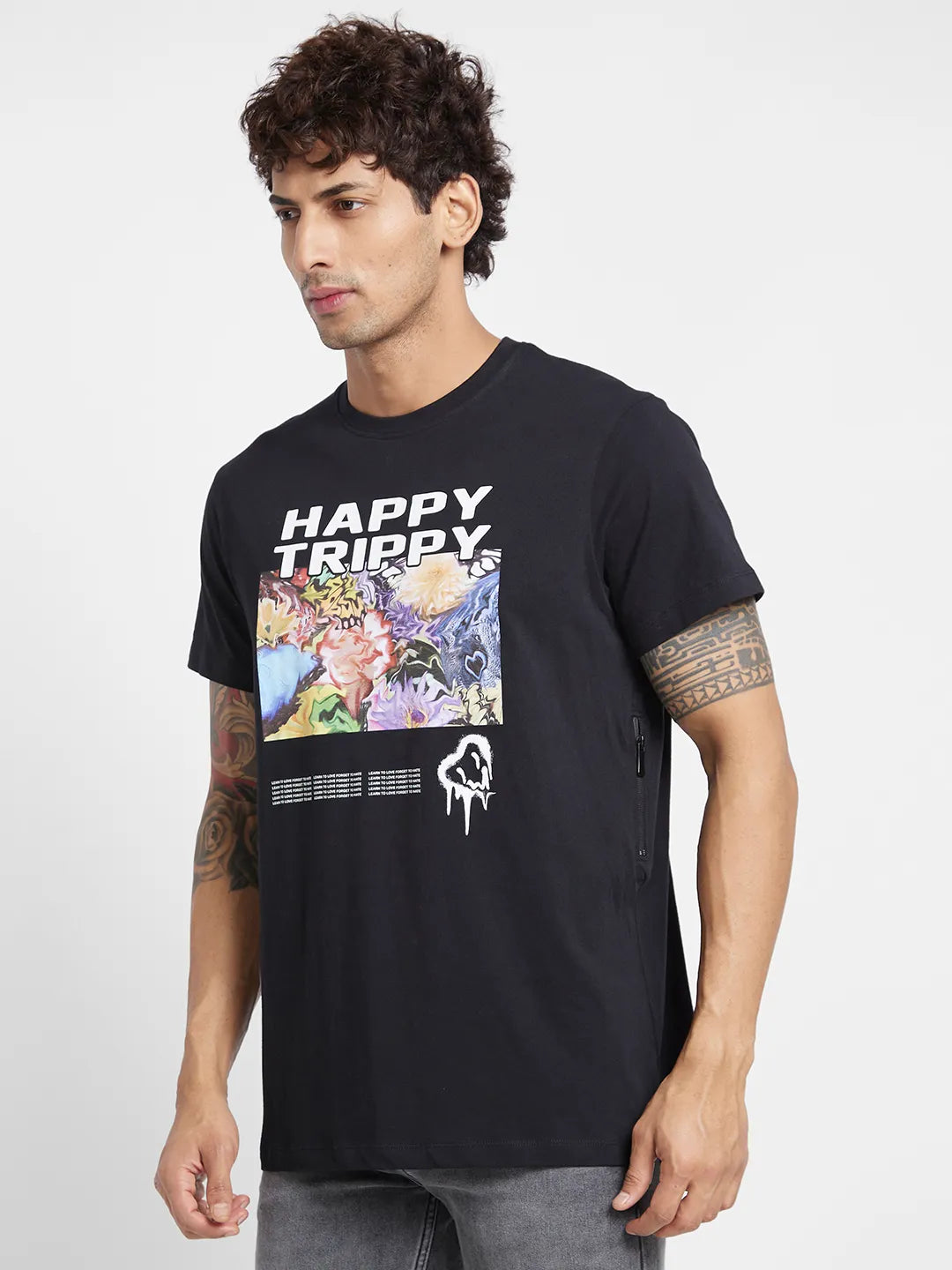 Being Human Clothing Men  T-Shirts-Black