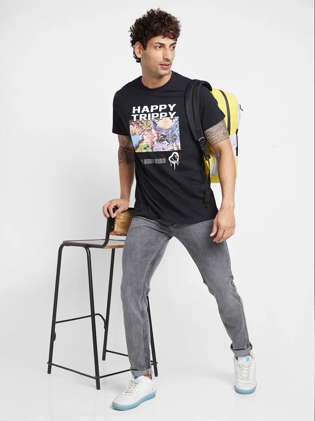 Being Human Clothing Men  T-Shirts-Black