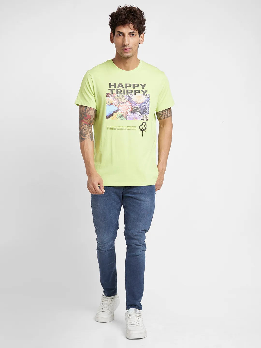 Being Human Clothing Men  T-Shirts-Tender Shoot