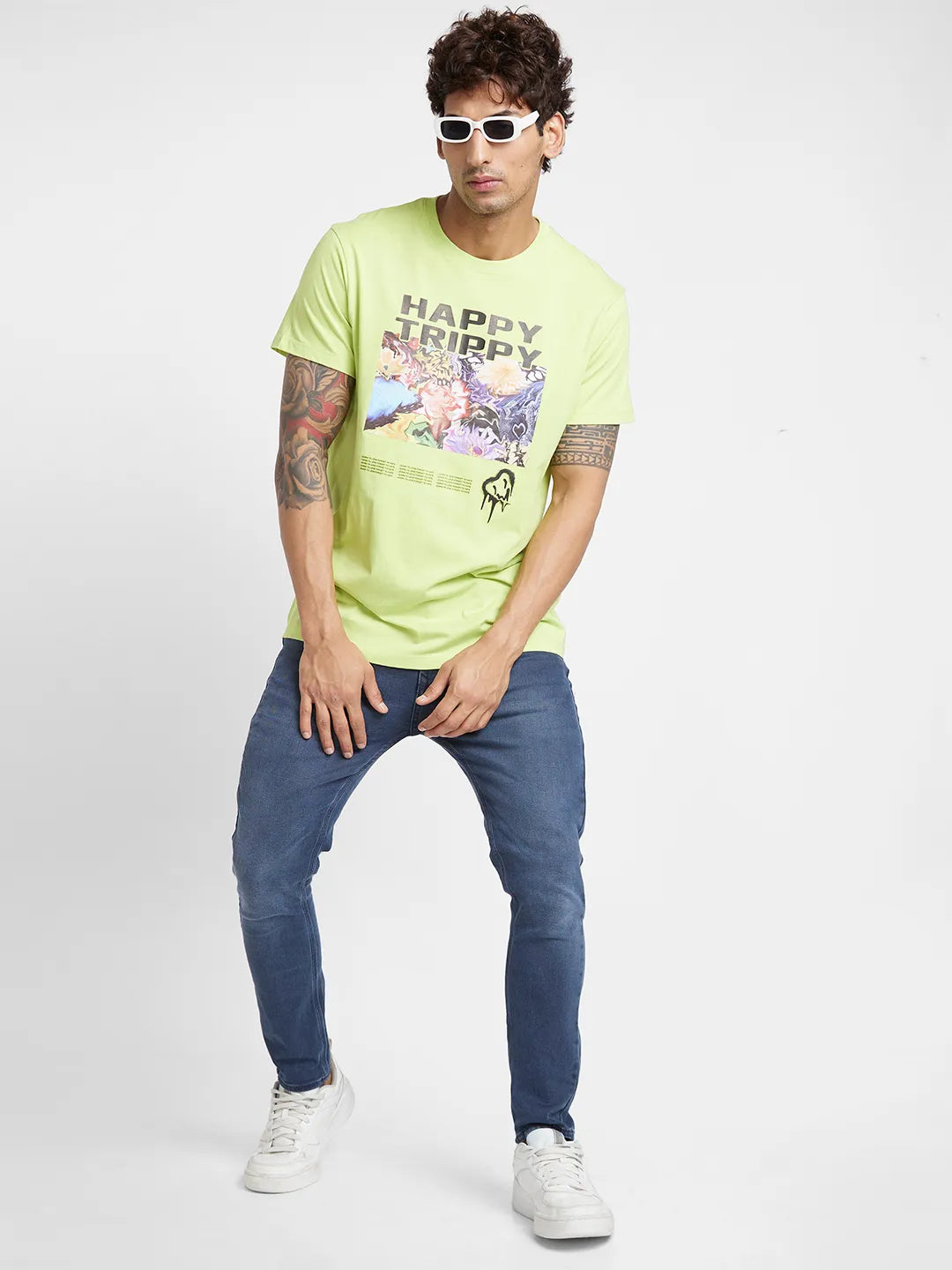 Being Human Clothing Men  T-Shirts-Tender Shoot