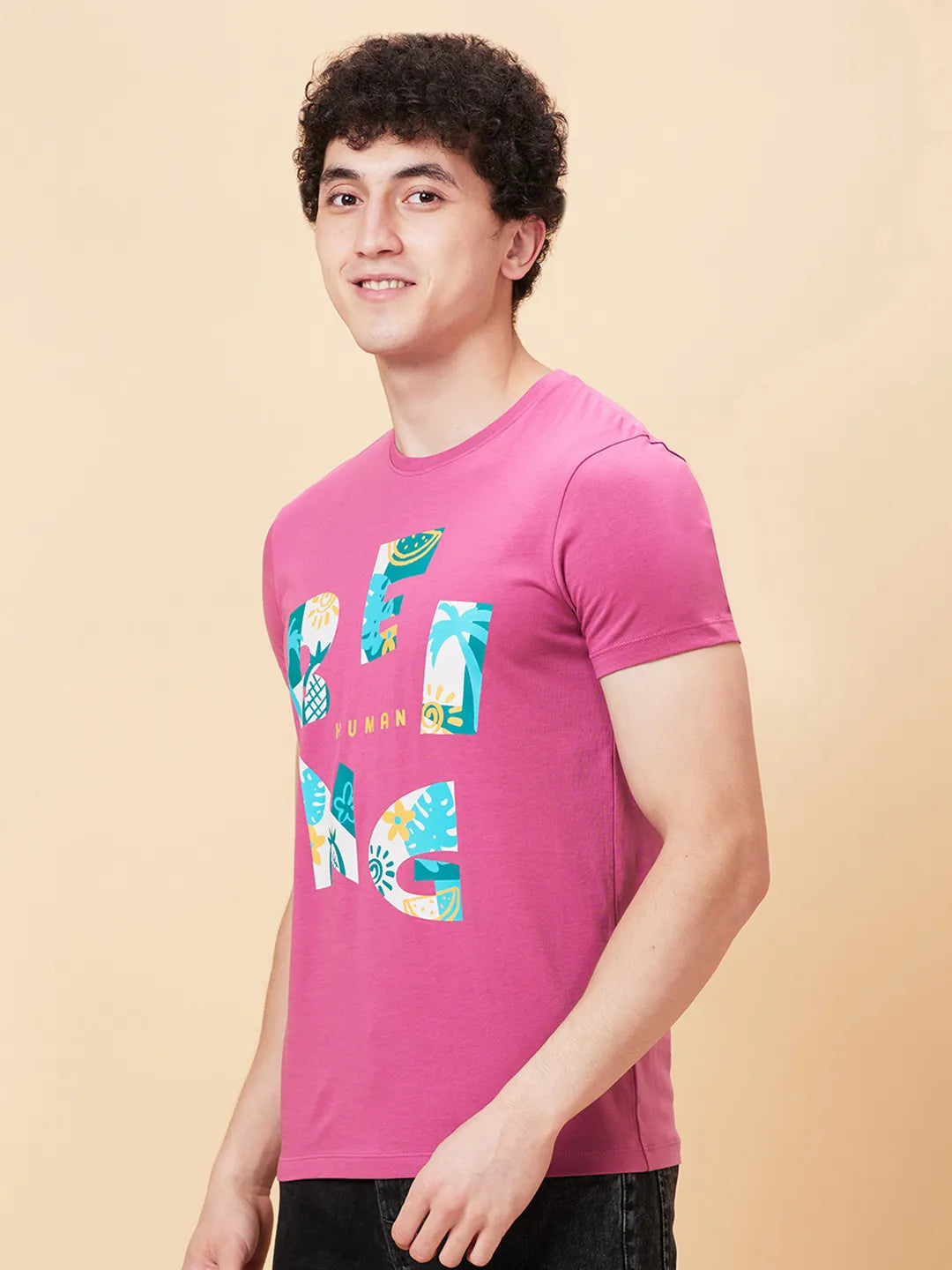 Being Human Clothing Men None T-Shirts-Mauve Haze