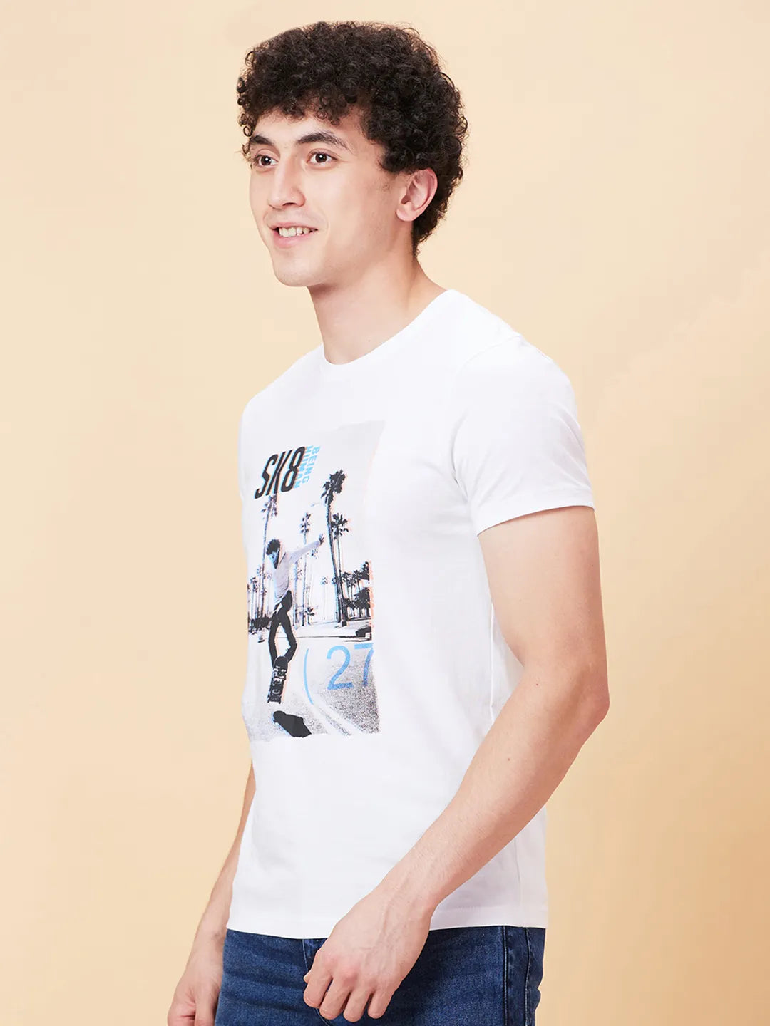 Being Human Clothing Men None T-Shirts-White