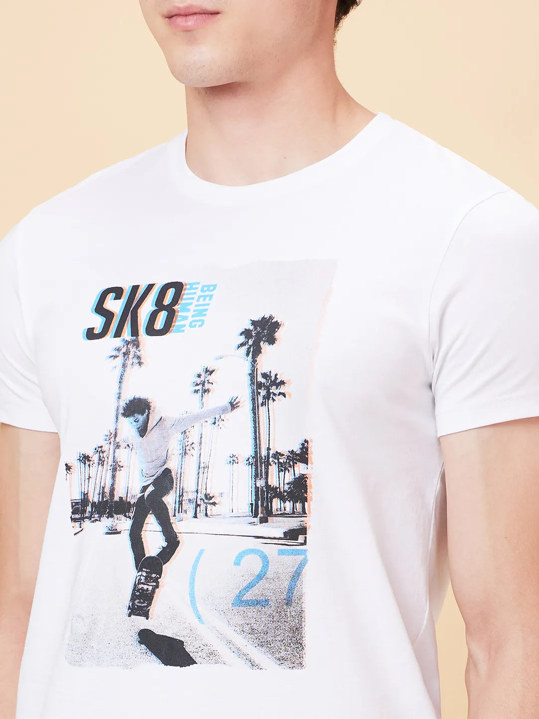 Being Human Clothing Men None T-Shirts-White