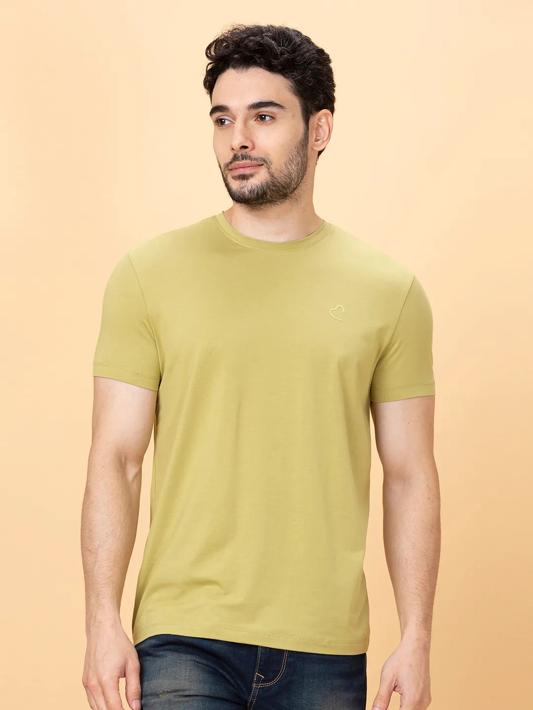 Pista Regular Fit Round Neck Men's T-Shirt by Being Human Clothing