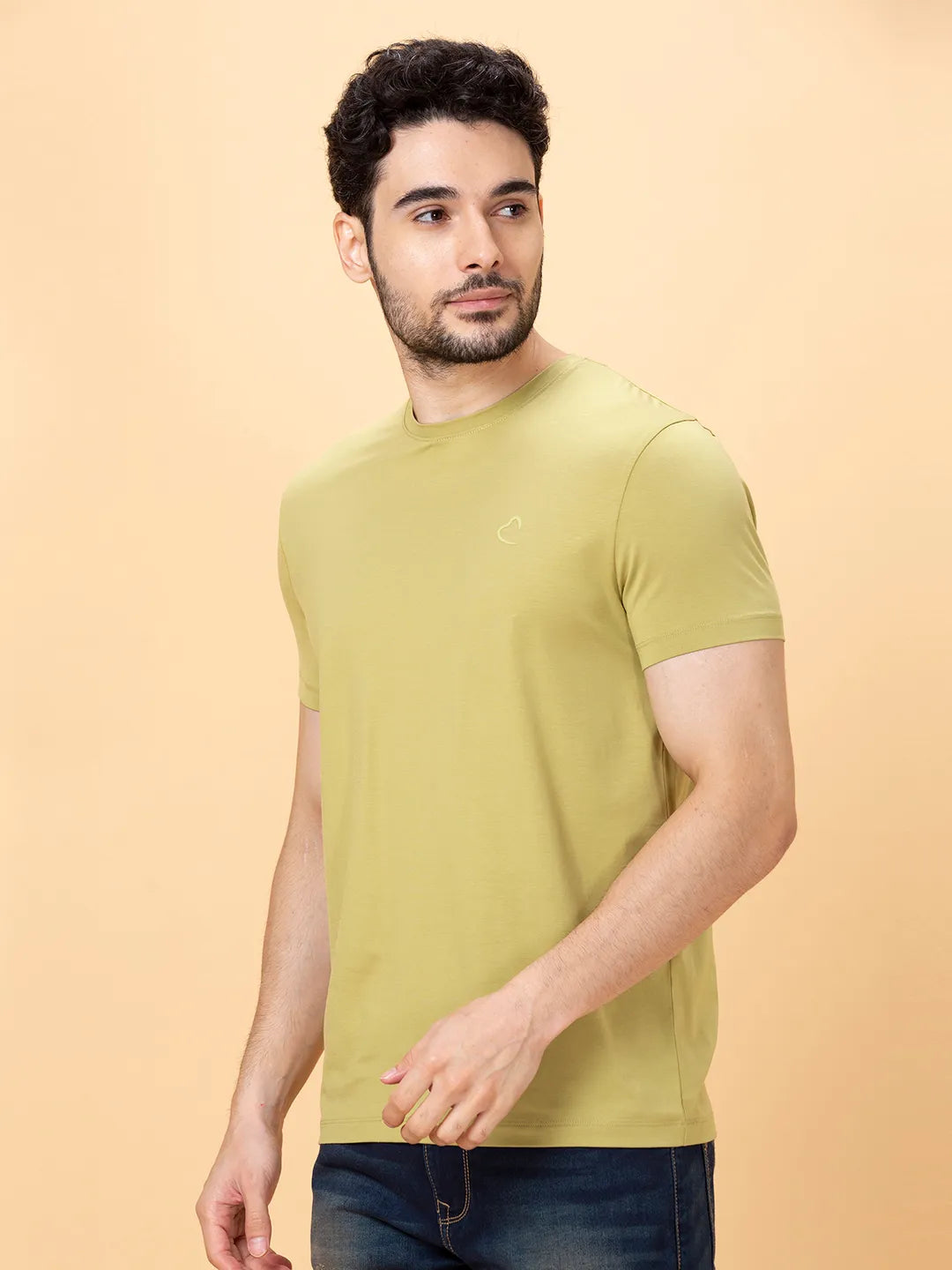 Pista Regular Fit Round Neck Men's T-Shirt by Being Human Clothing