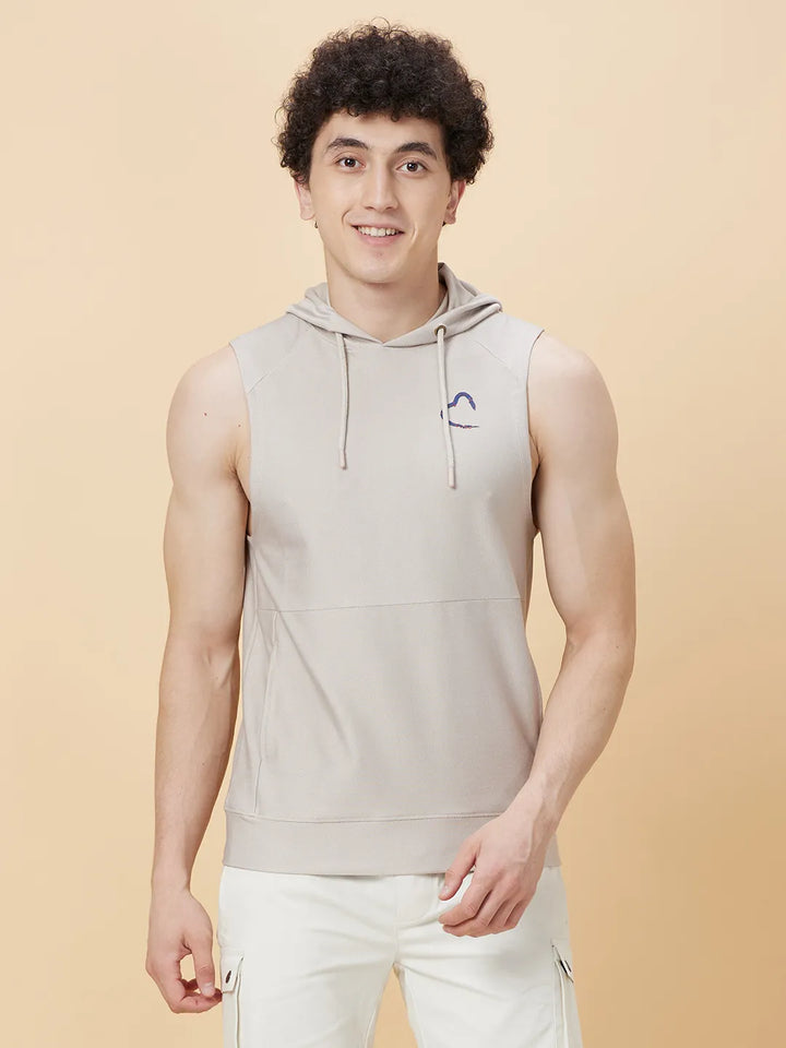 Fawn Slim Fit Hooded Neck Men's T-Shirt by Being Human Clothing
