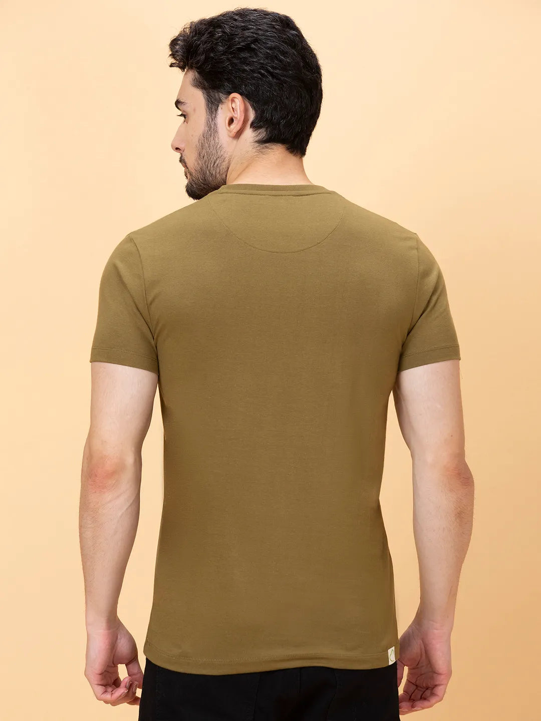 Being Human Clothing Men None T-Shirts-Olive