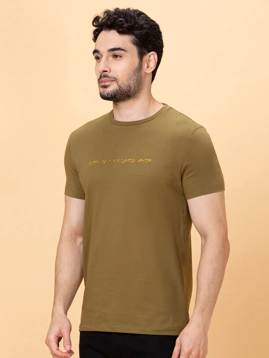 Being Human Clothing Men None T-Shirts-Olive