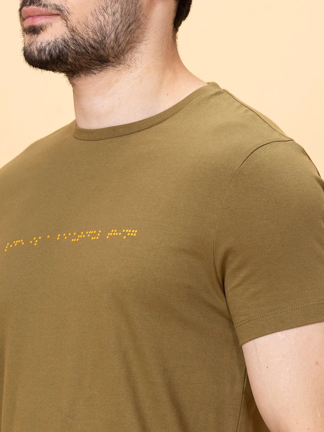 Being Human Clothing Men None T-Shirts-Olive
