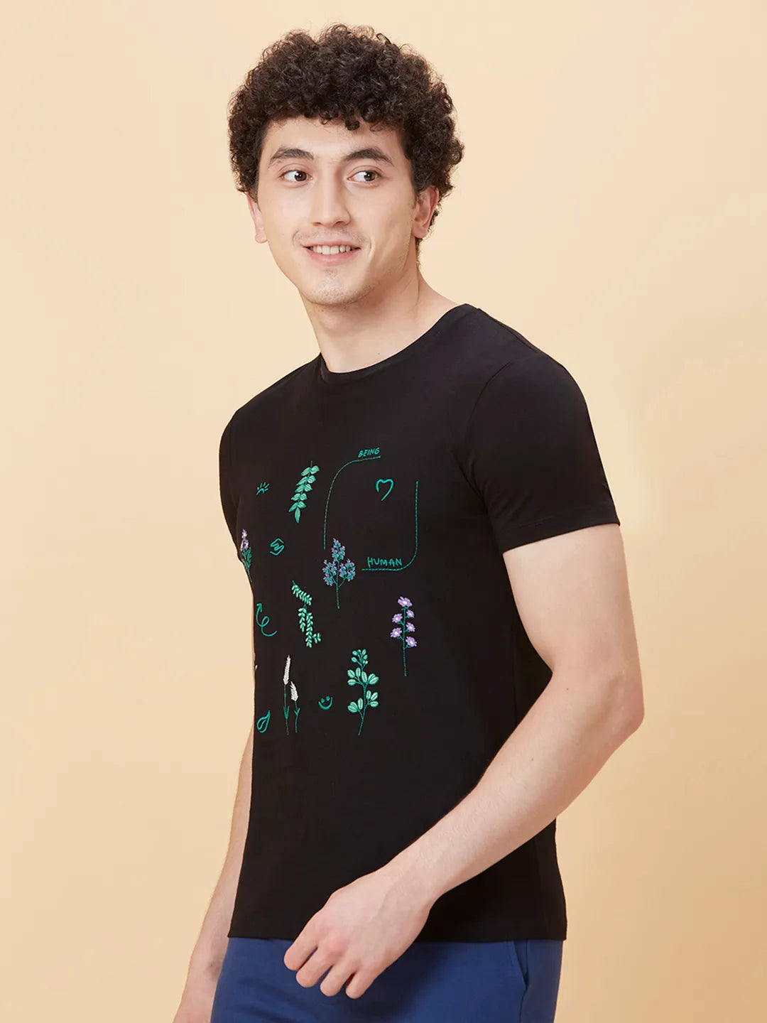 Being Human Clothing Men None T-Shirts-Black