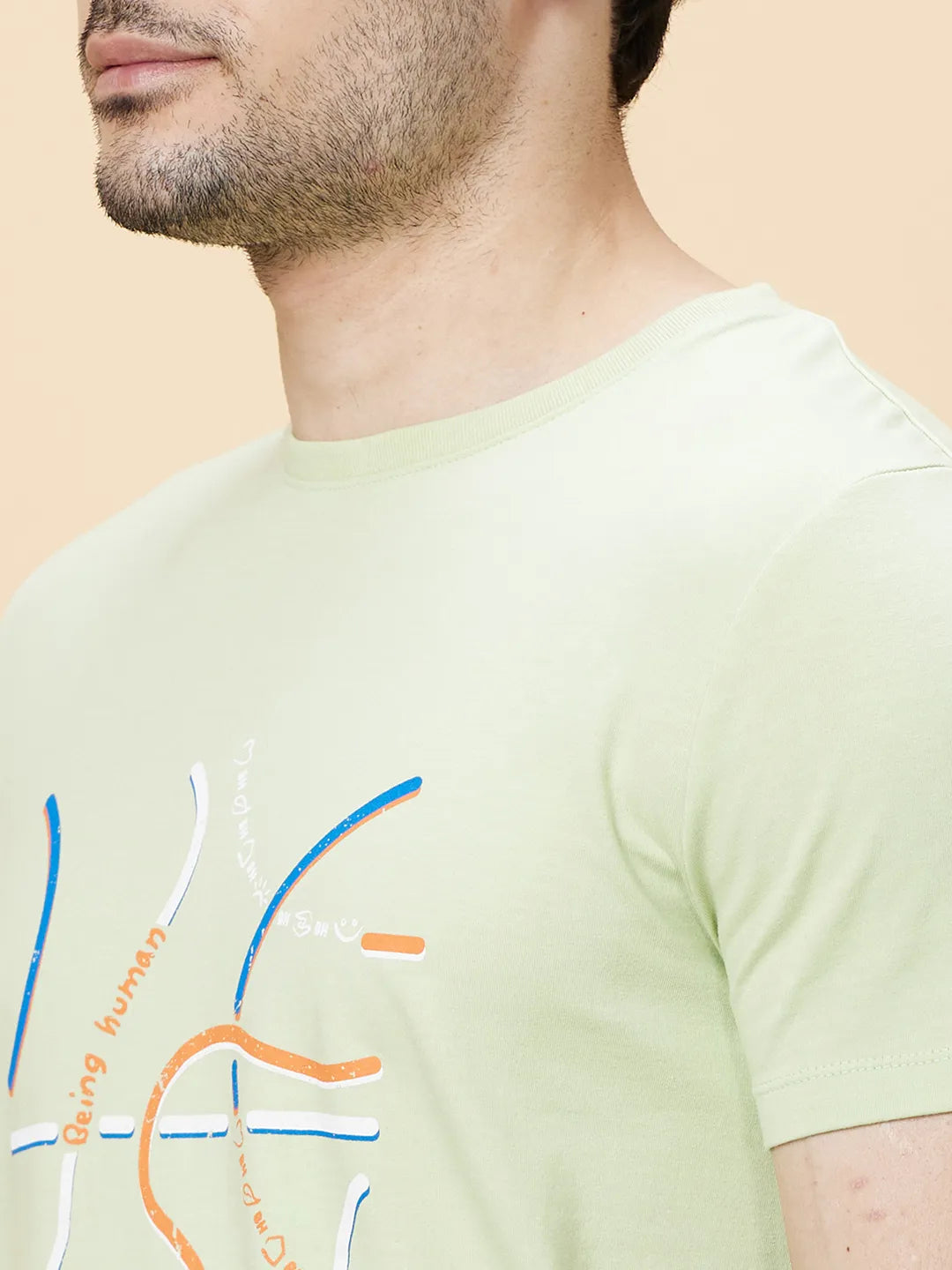 Being Human Clothing Men None T-Shirts-Sea Foam Green