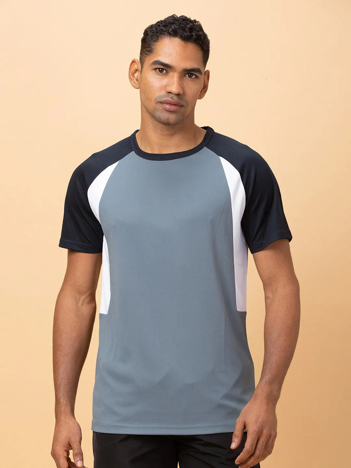 Navy Easy Fit Round Neck Men's T-Shirt