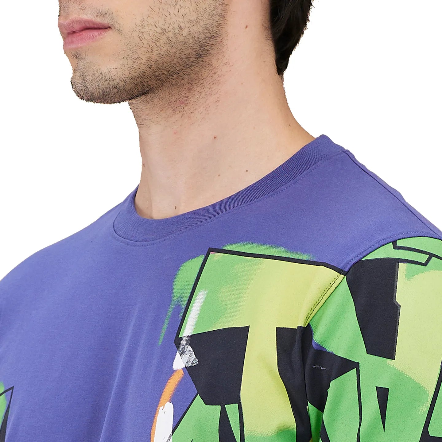 Future Dusk Easy Fit Round Neck Men's T-Shirt by Being Human Clothing