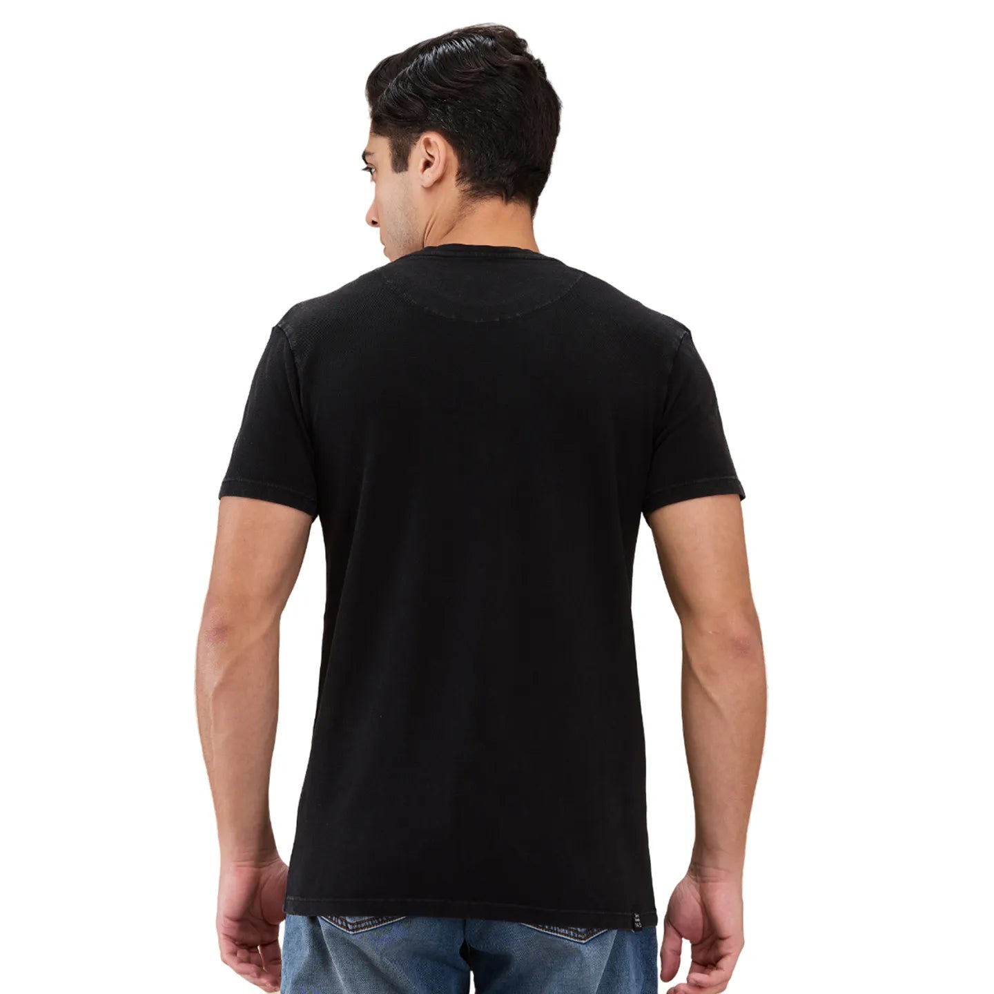 Being Human Clothing Mens-Top Crew Neck Black