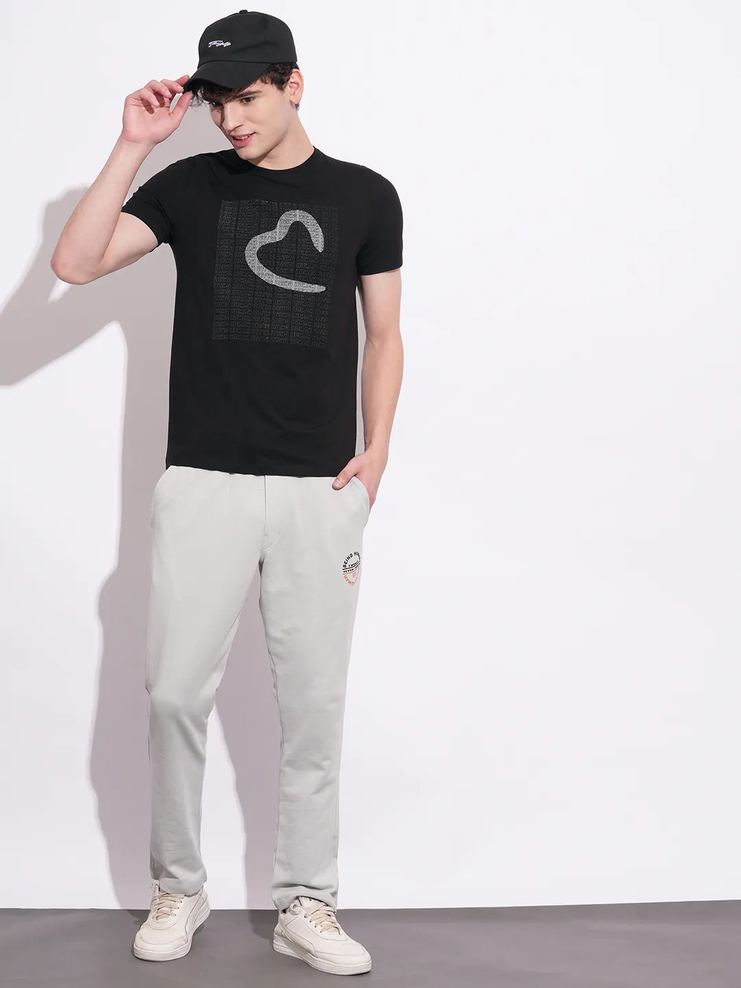 Being Human Clothing Mens-Top Crew Neck Black